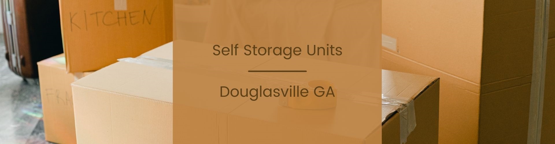 Self Storage Units Douglasville GA